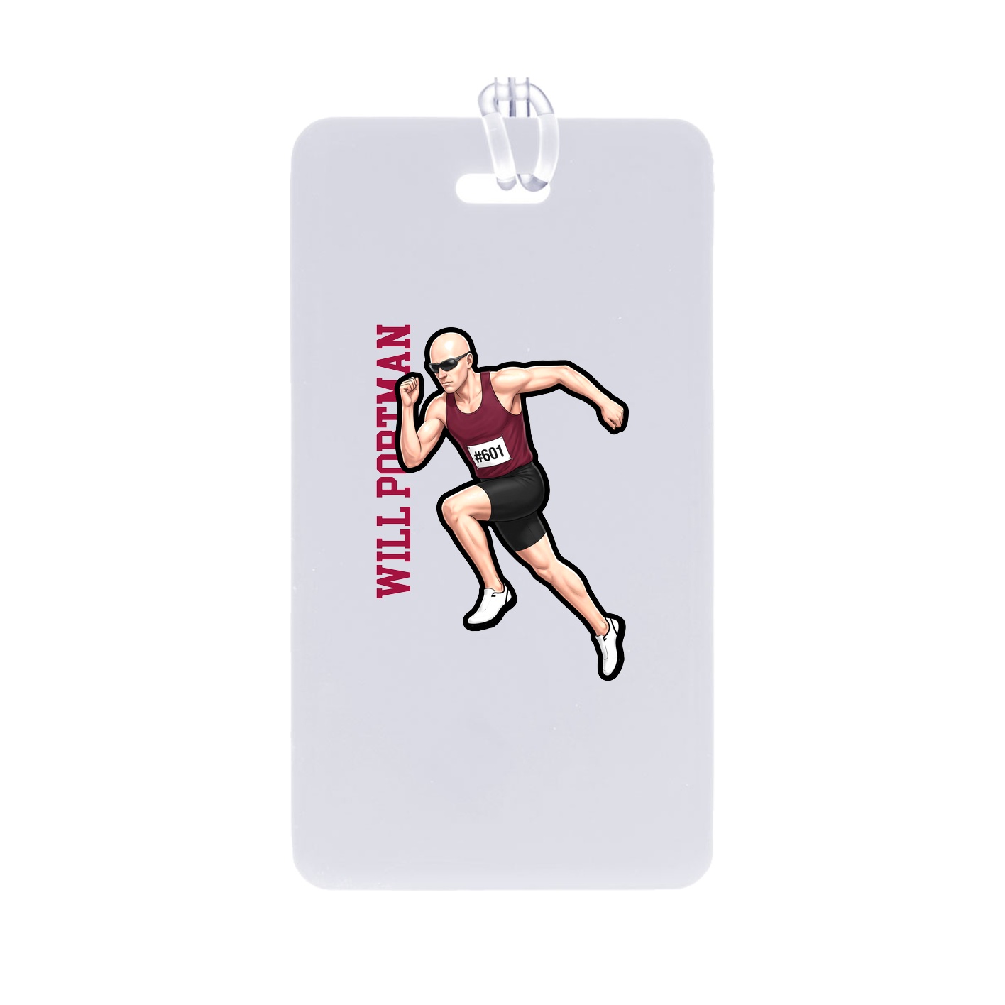 Bag Tag — Name Vertical in Classic