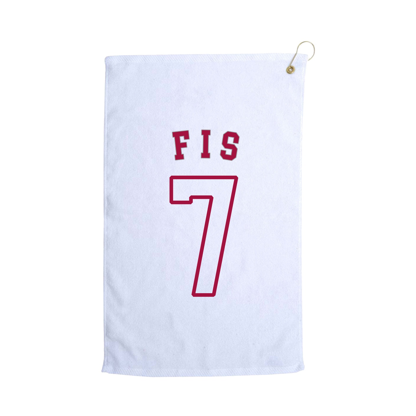 Golf Towel — Shirsey Arch in White