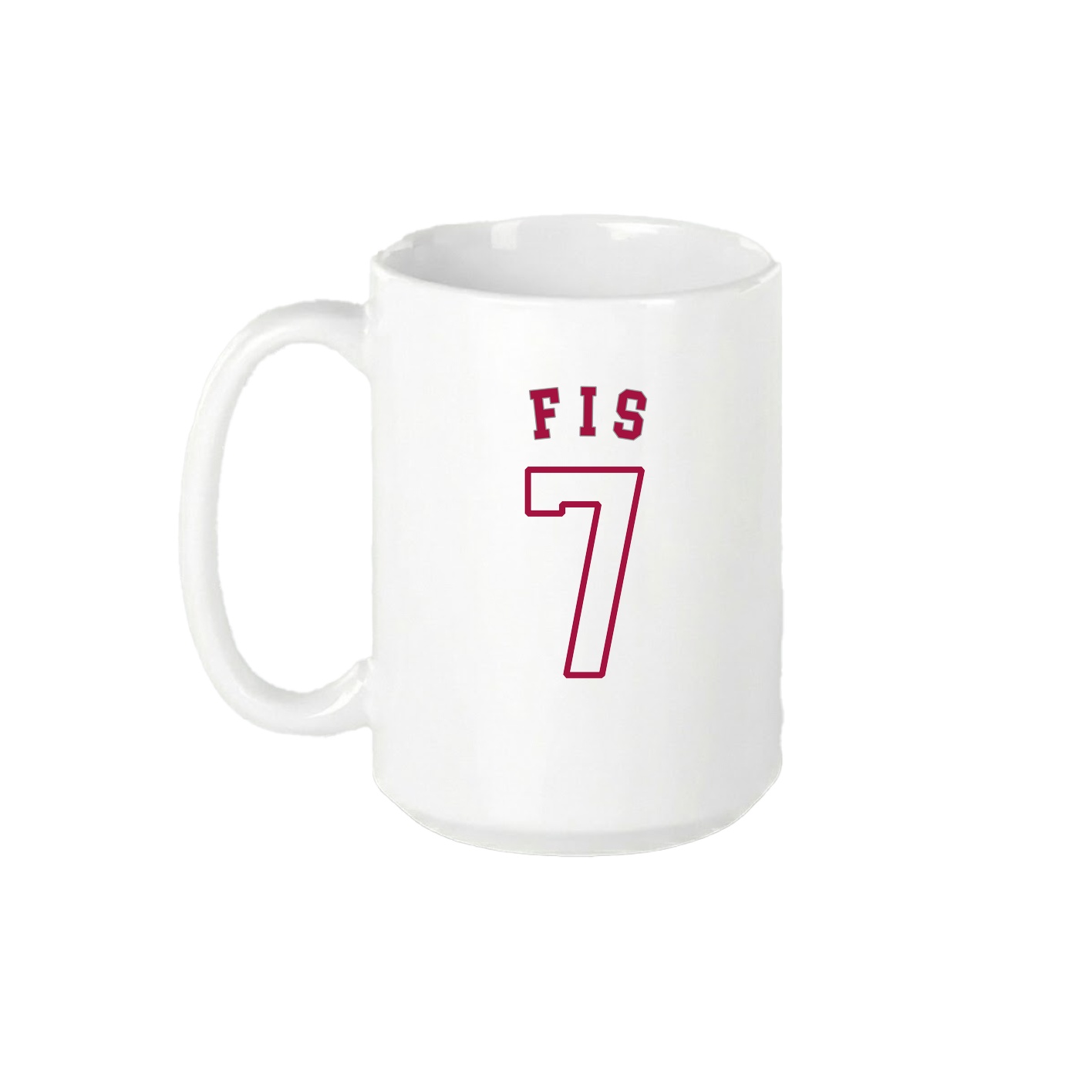 15oz Coffee Mug — Shirsey Arch in White
