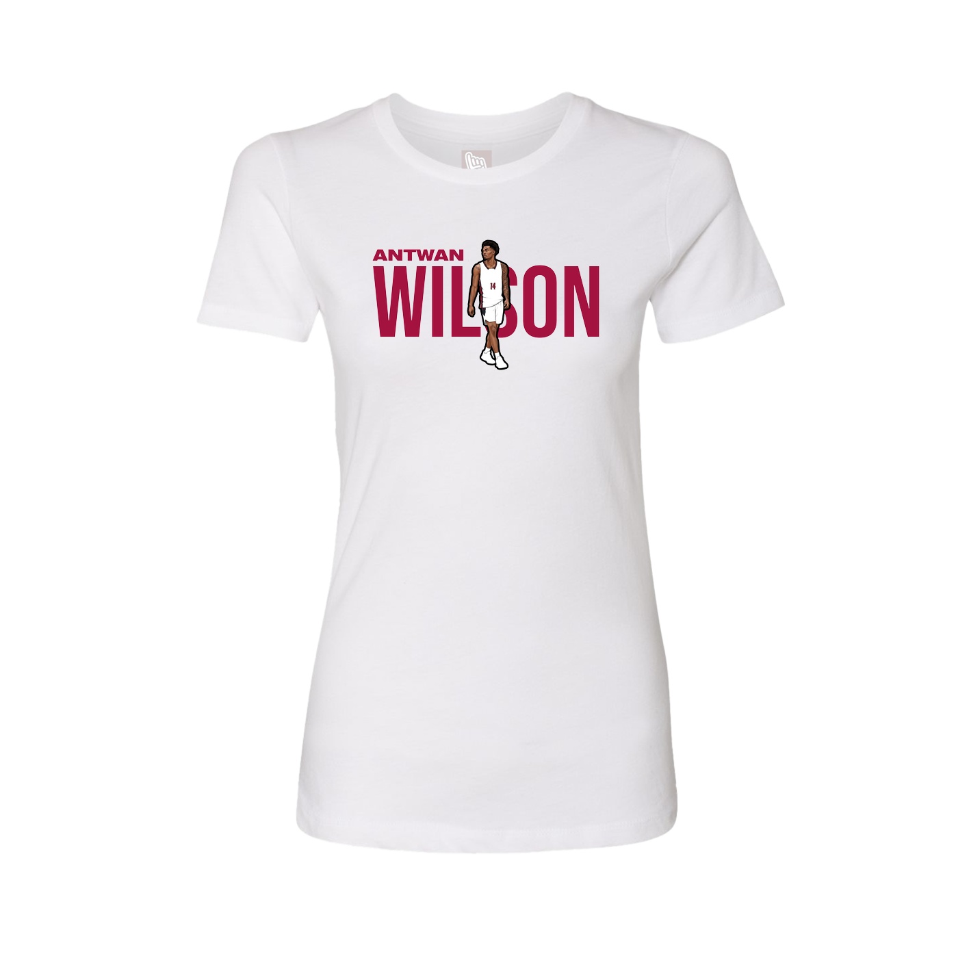 Womens Tee — Player Name in White
