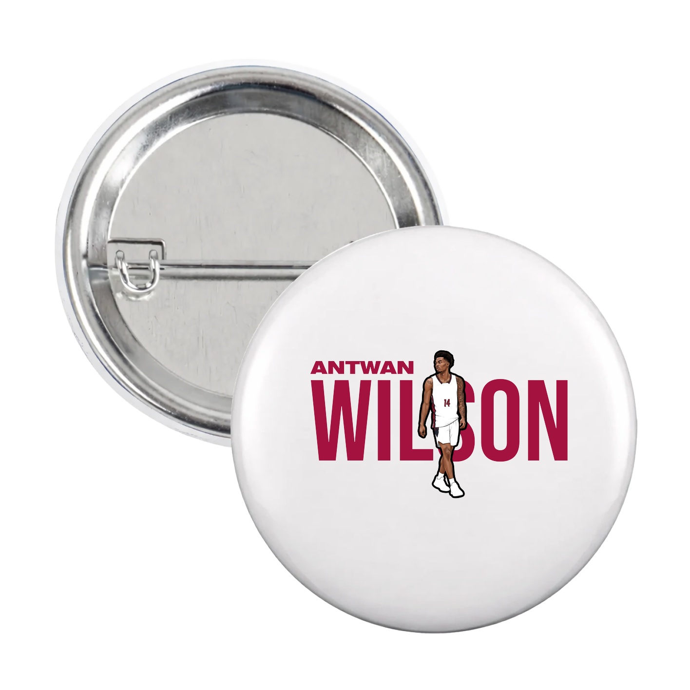 Game Day Button — Player Name in White