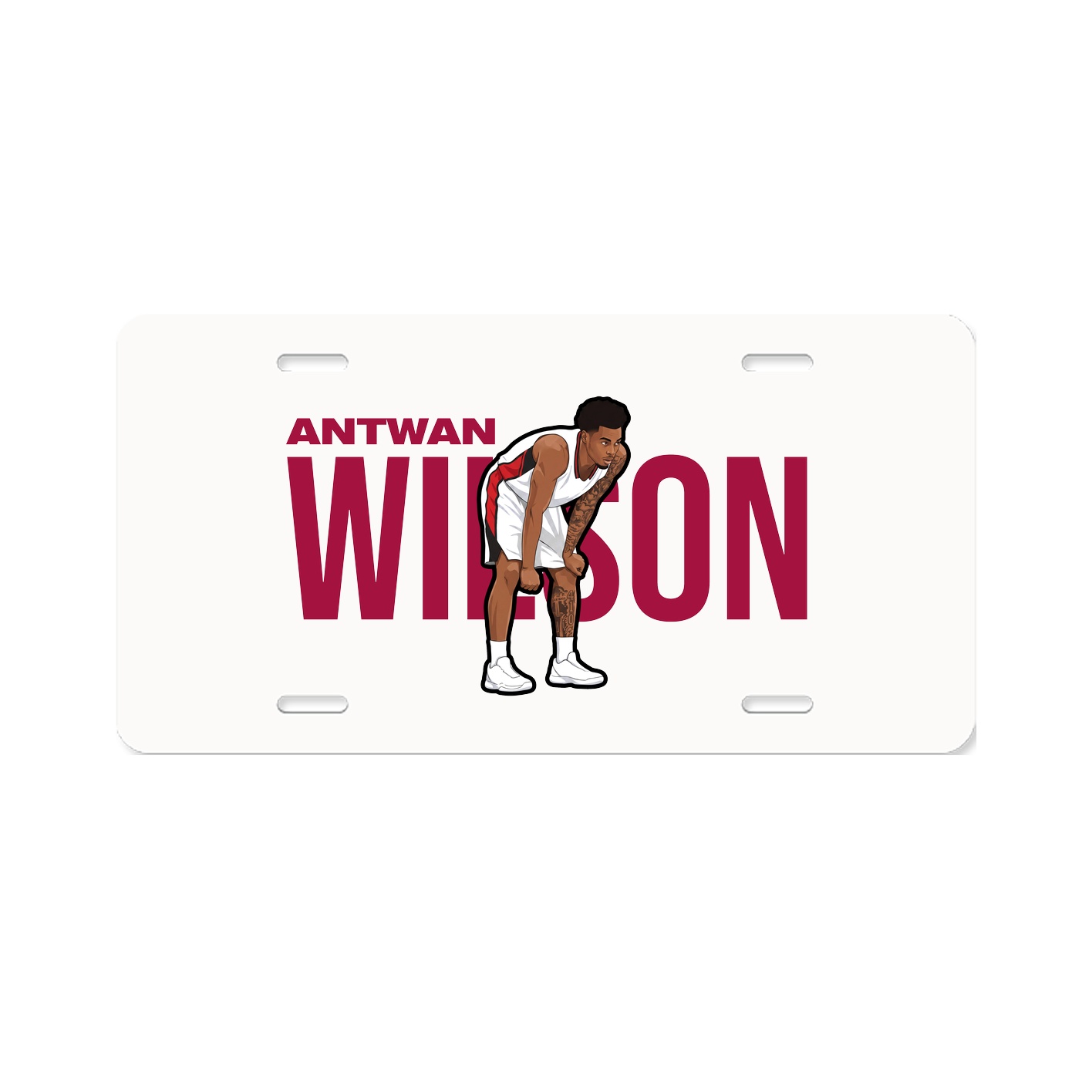 License Plate — Player Name in Classic