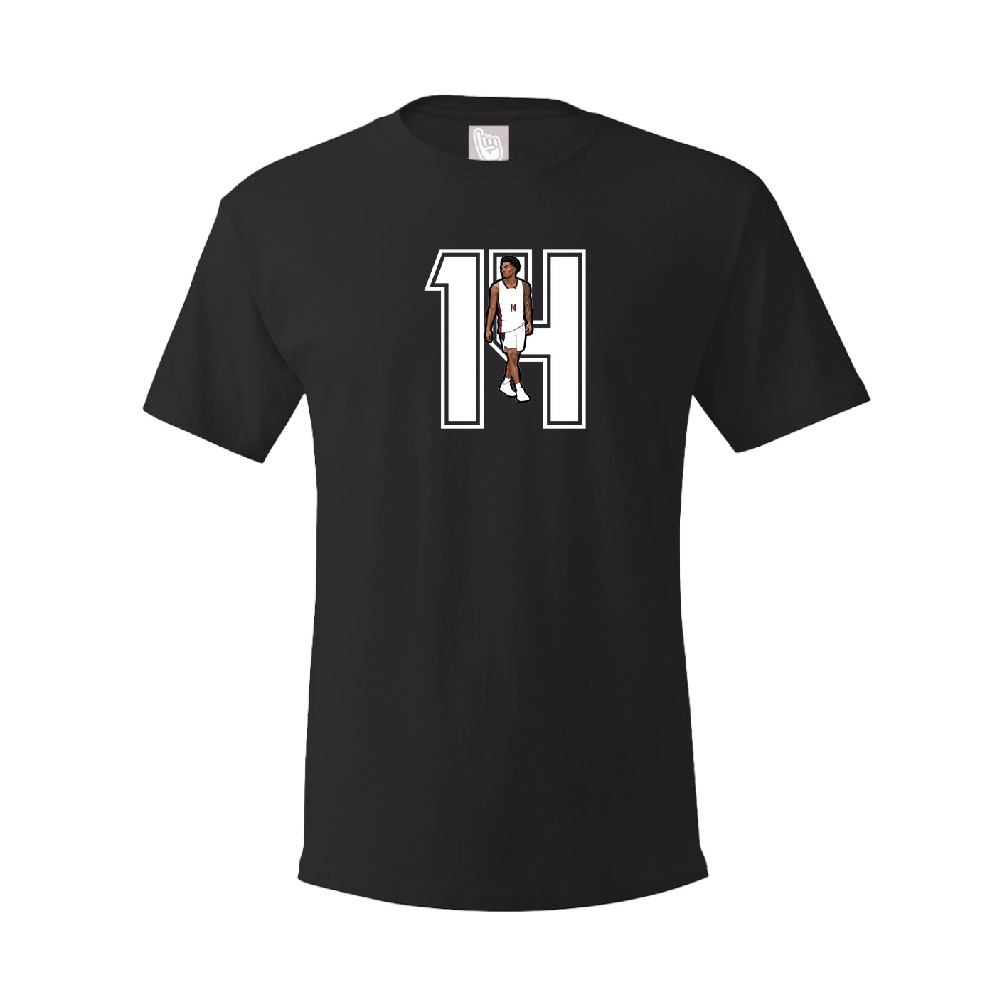 Youth Tee — Number in Black
