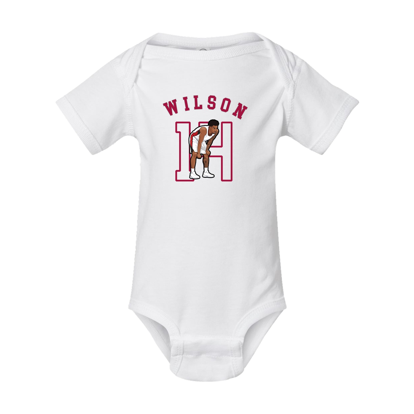 Baby Onesie — Shirsey Arch in White