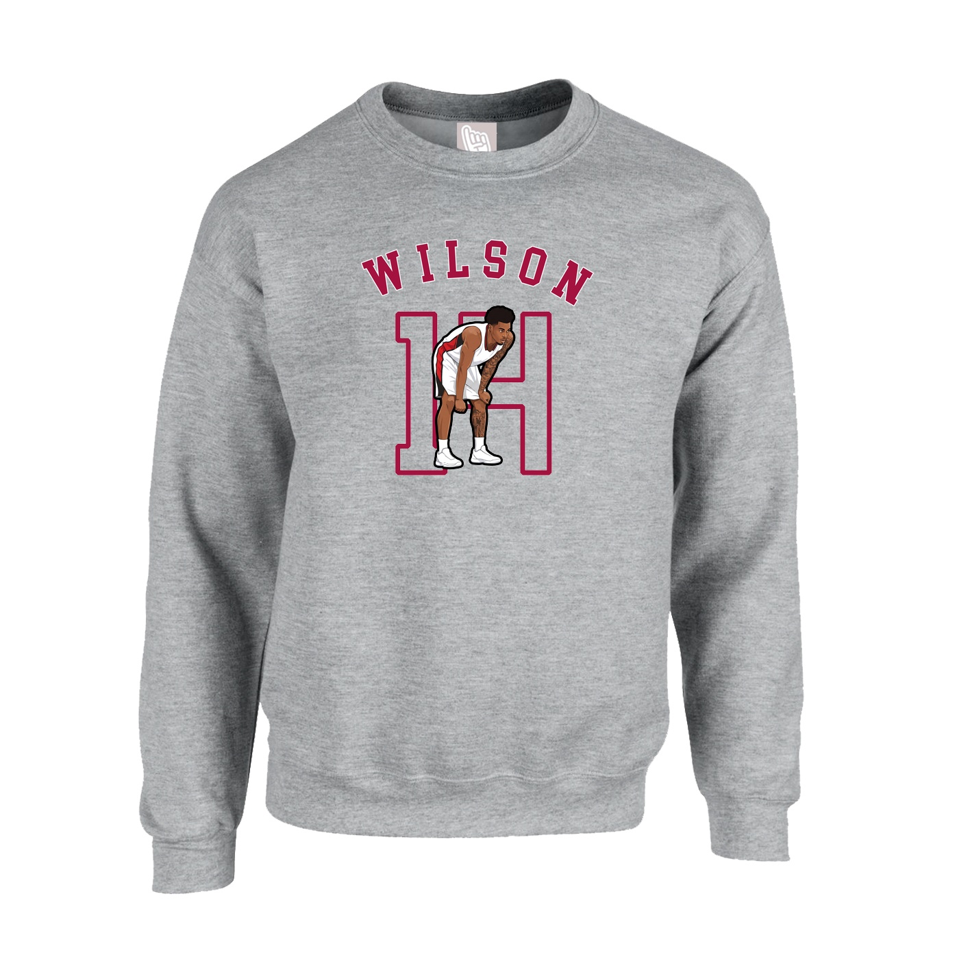 Fleece Crew — Shirsey Arch in Grey