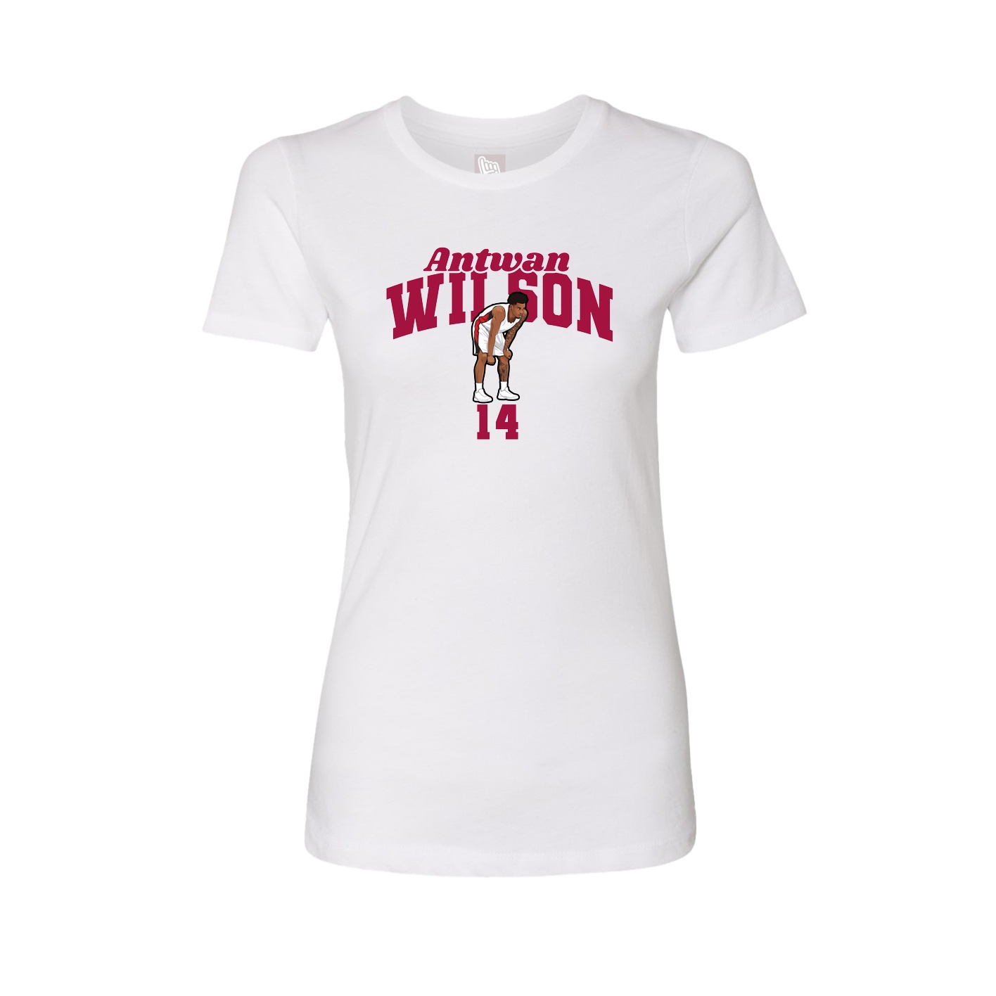 Womens Tee — Signature Arch in White