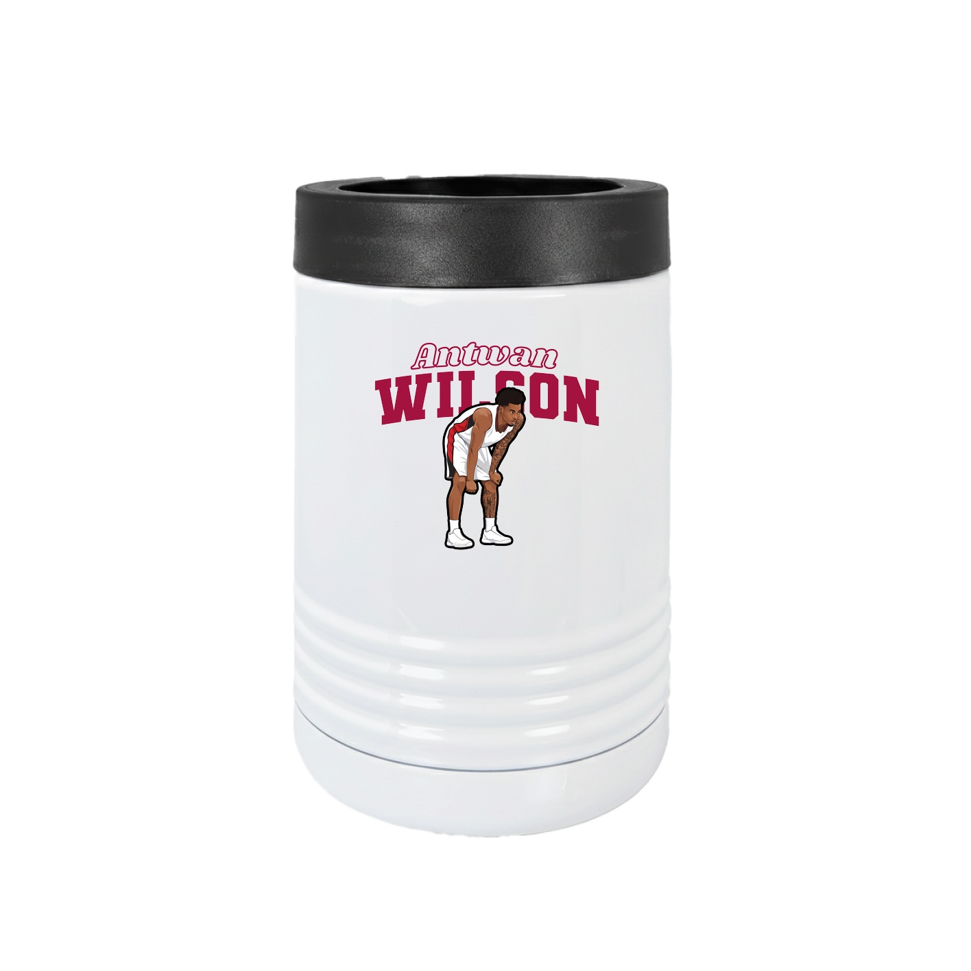 Beverage Holder — Name Arch in White