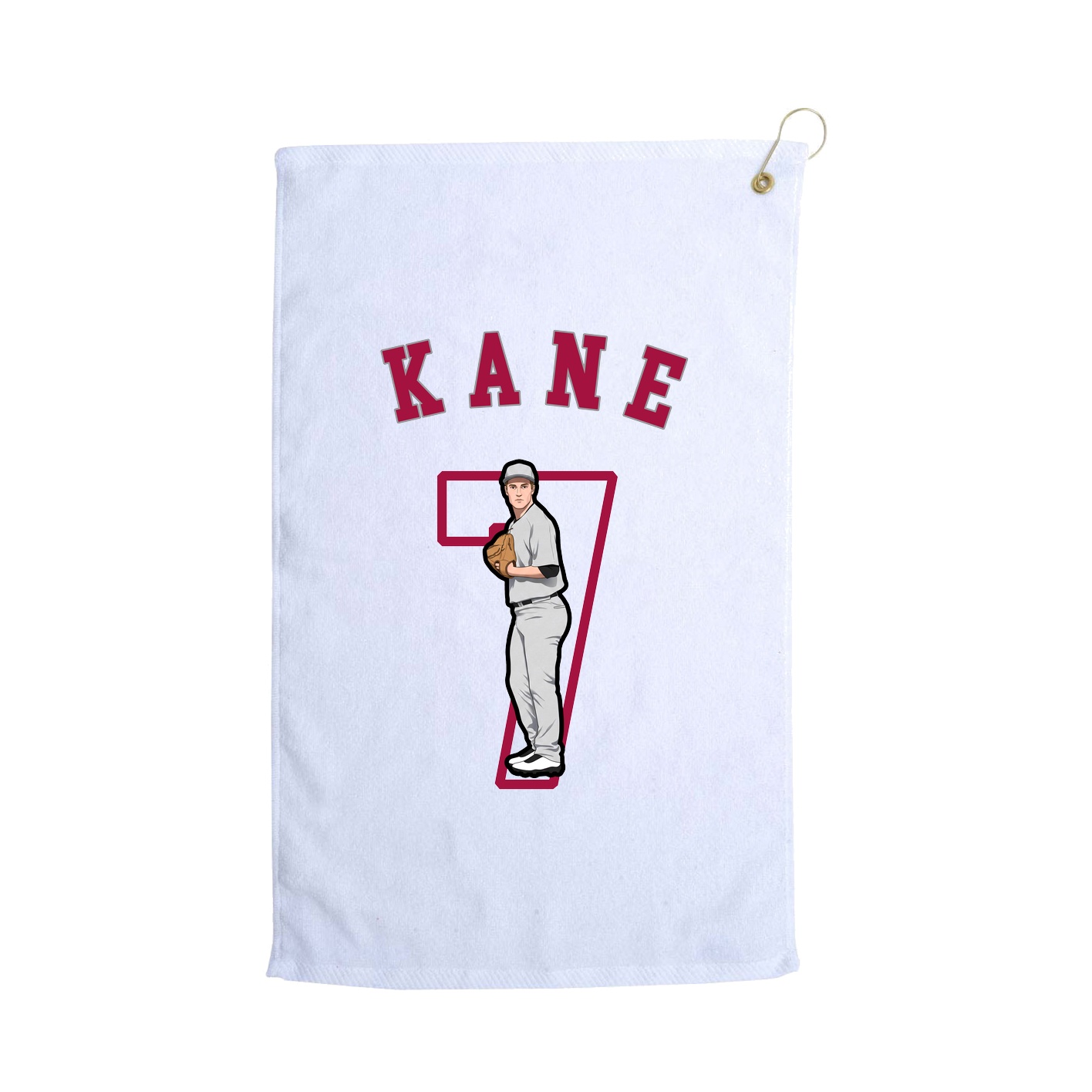 Golf Towel — Shirsey Arch in White