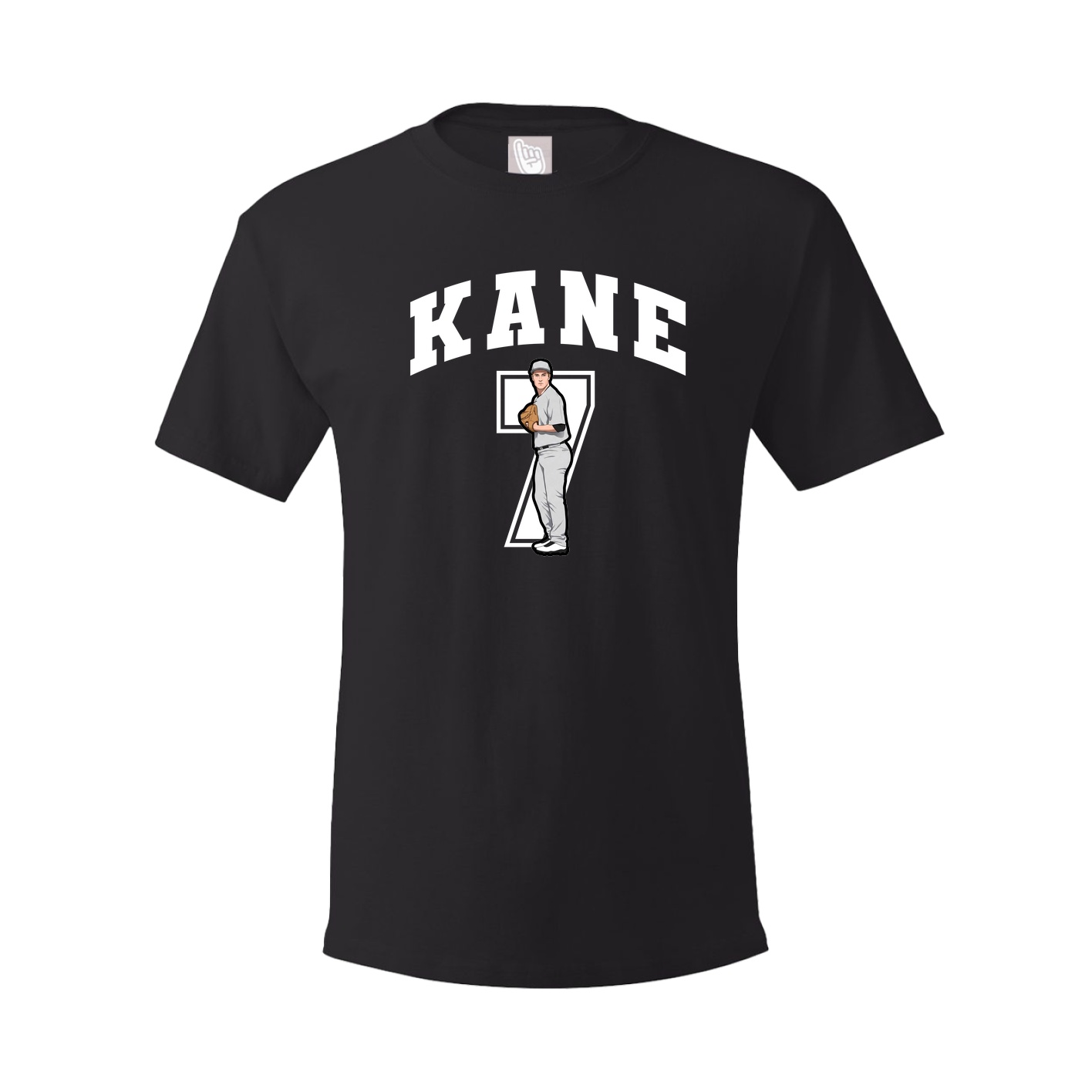Youth Tee — Number in Black