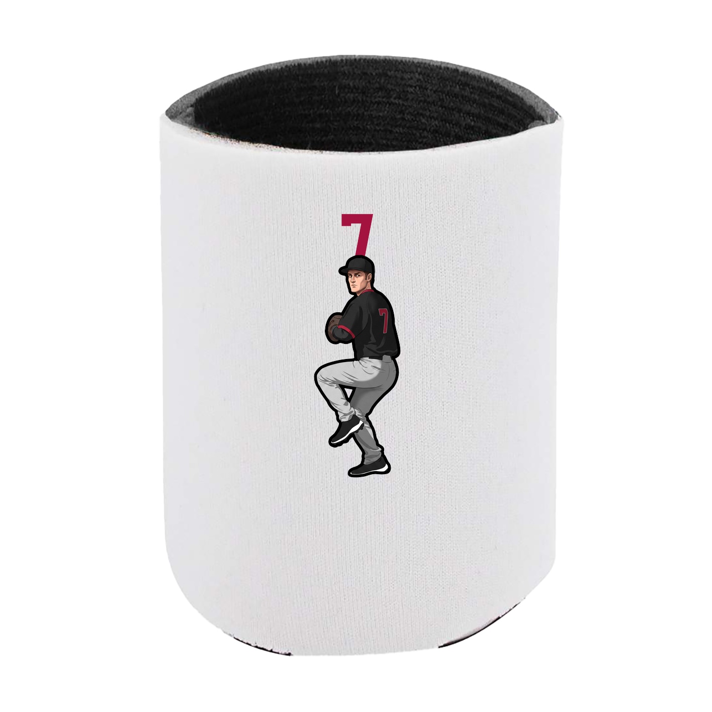 Can Holder — Number Top in White