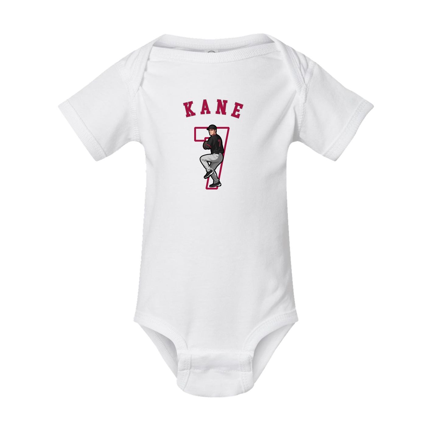Baby Onesie — Shirsey Arch in White