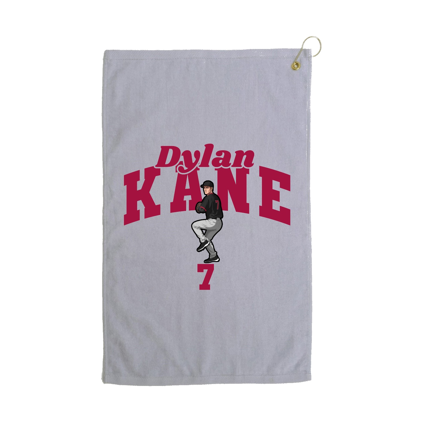 Golf Towel — Signature Arch in Grey