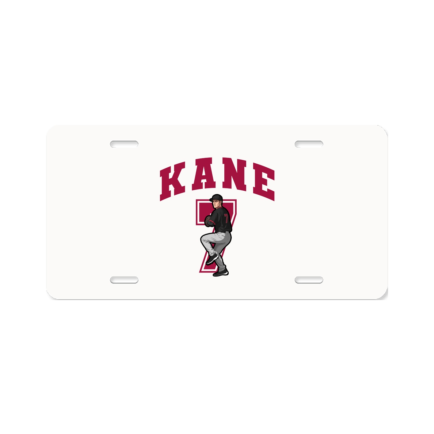 License Plate — Number in Classic