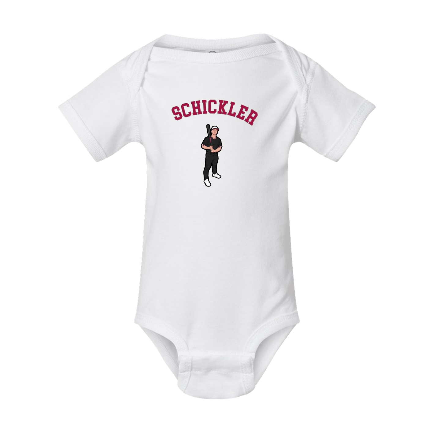Baby Onesie — Shirsey Arch in White