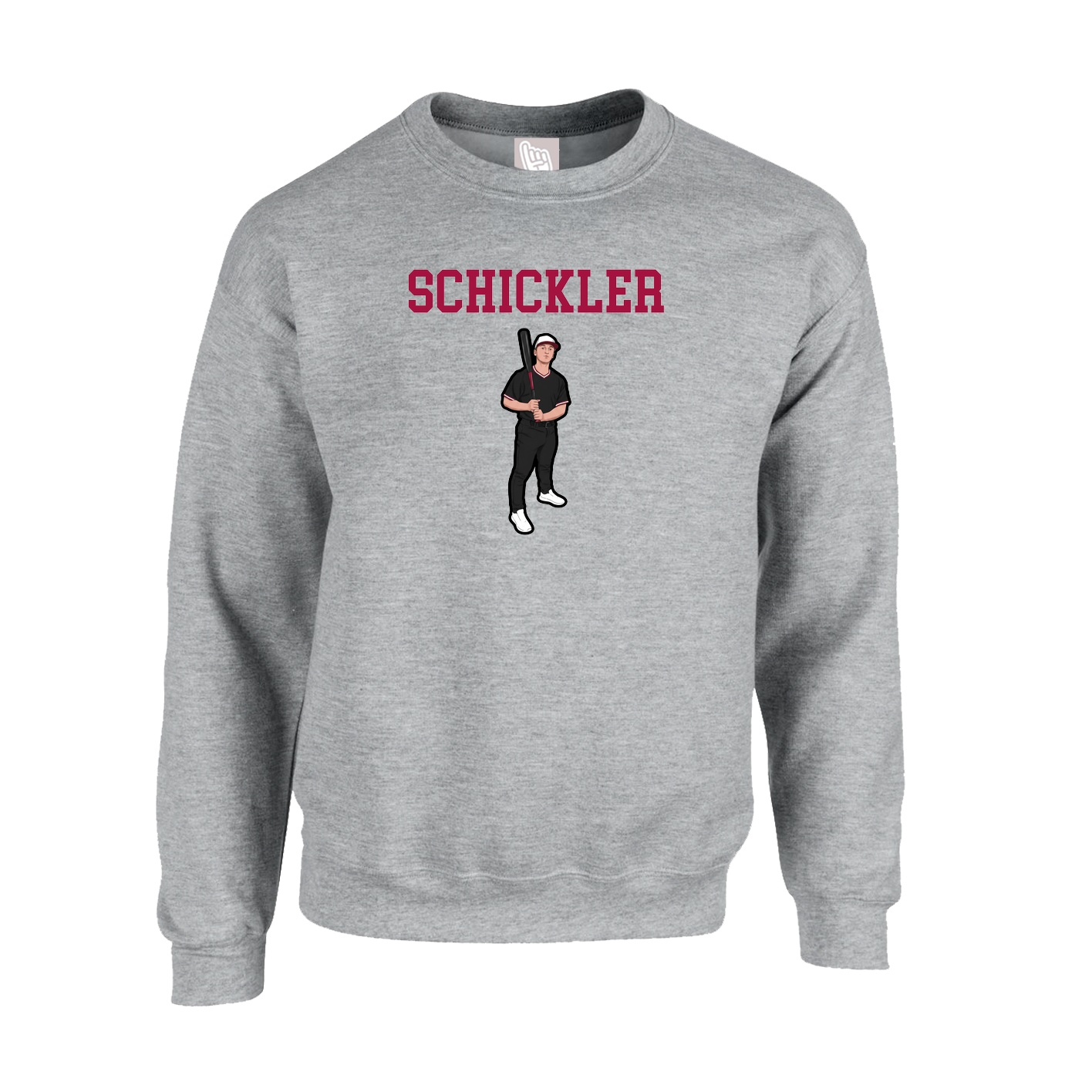 Fleece Crew — Shirsey in Grey