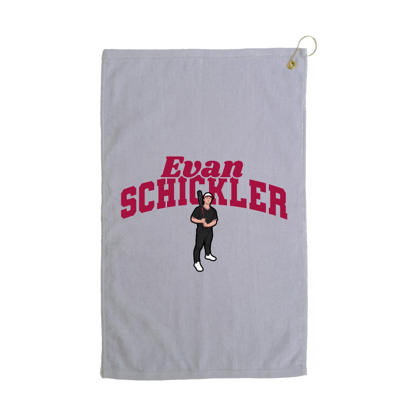 Golf Towel — Signature Arch in Grey