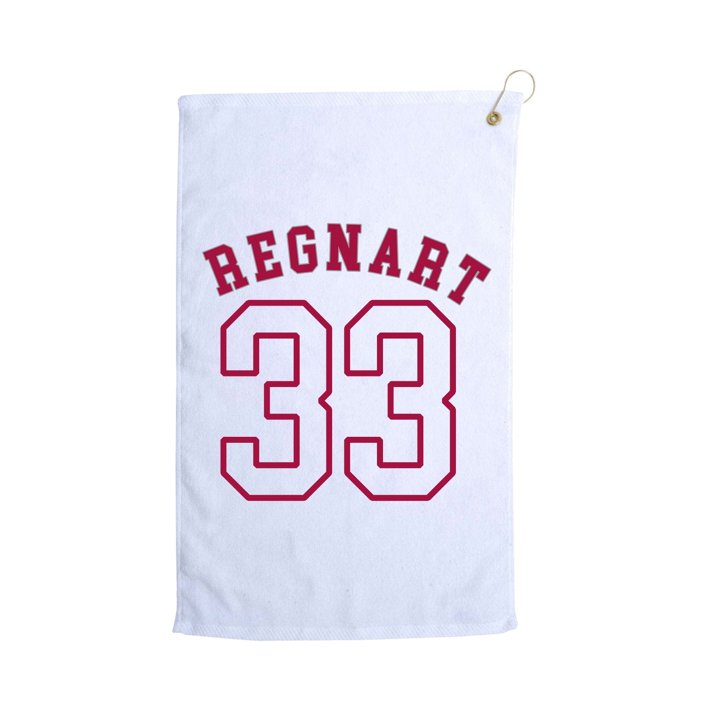 Golf Towel — Shirsey Arch in White