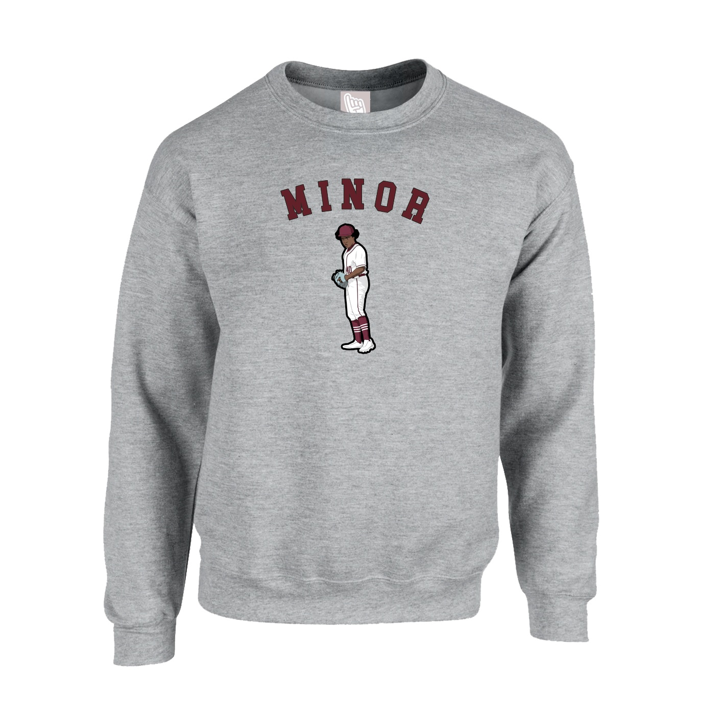 Fleece Crew — Shirsey Arch in Grey