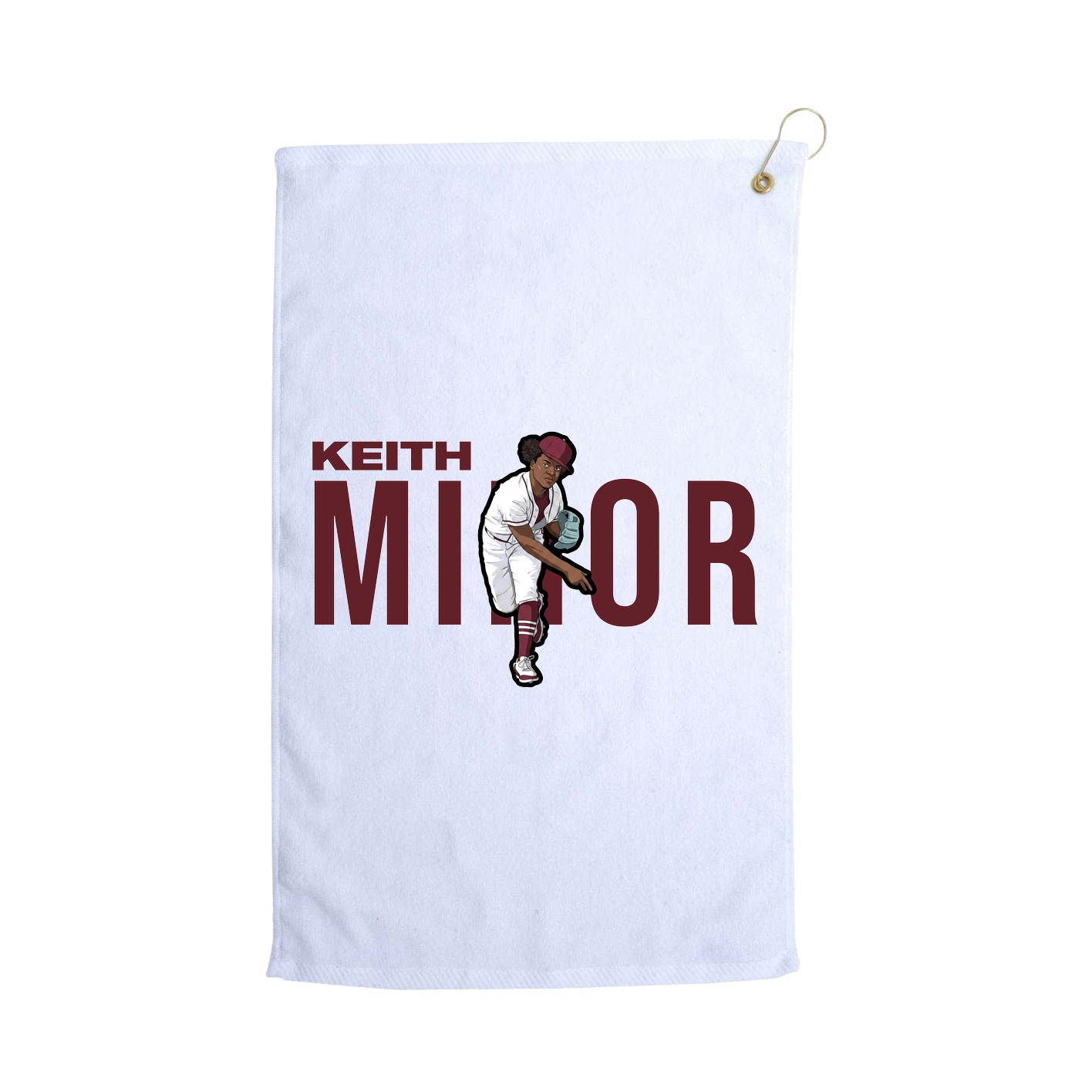 Golf Towel — Player Name in White