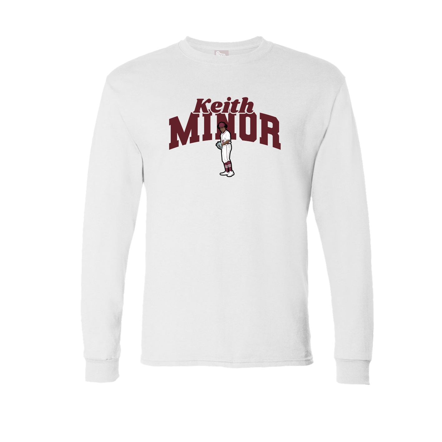 Long Sleeve Tee — Signature Arch in White