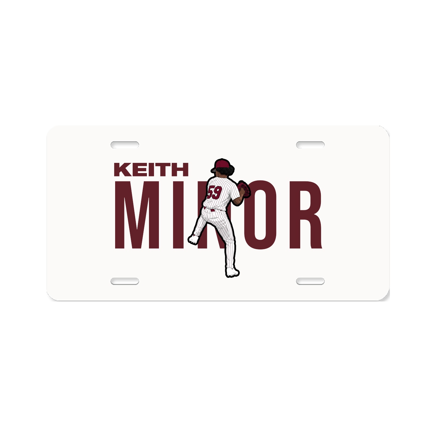 License Plate — Player Name in Classic