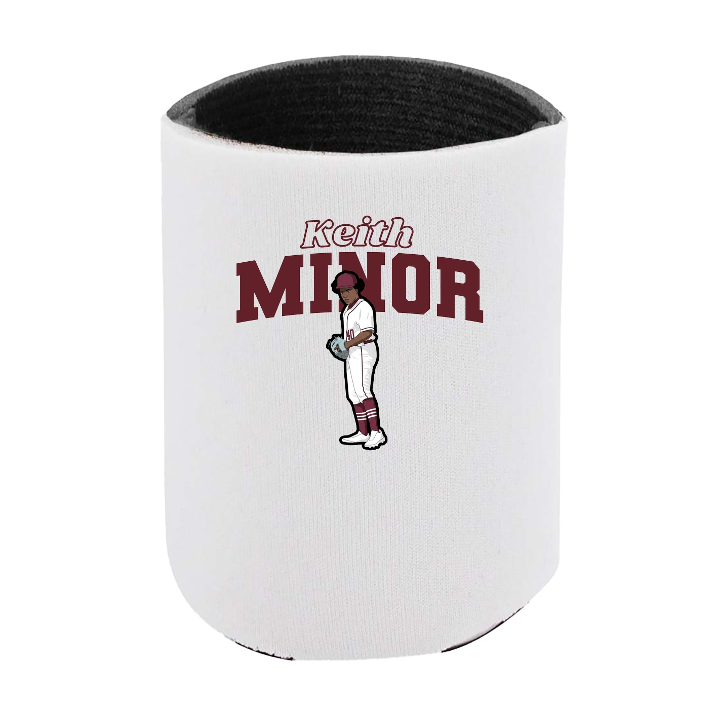 Can Holder — Name Arch in White