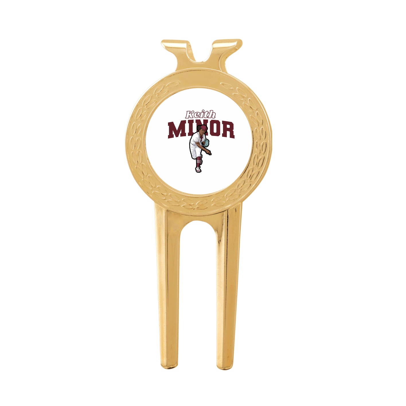 Divot Tool with Ball Marker — Name Arch in Classic