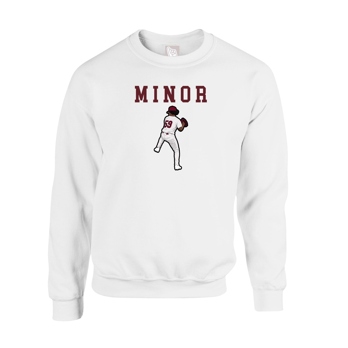 Fleece Crew — Shirsey in White