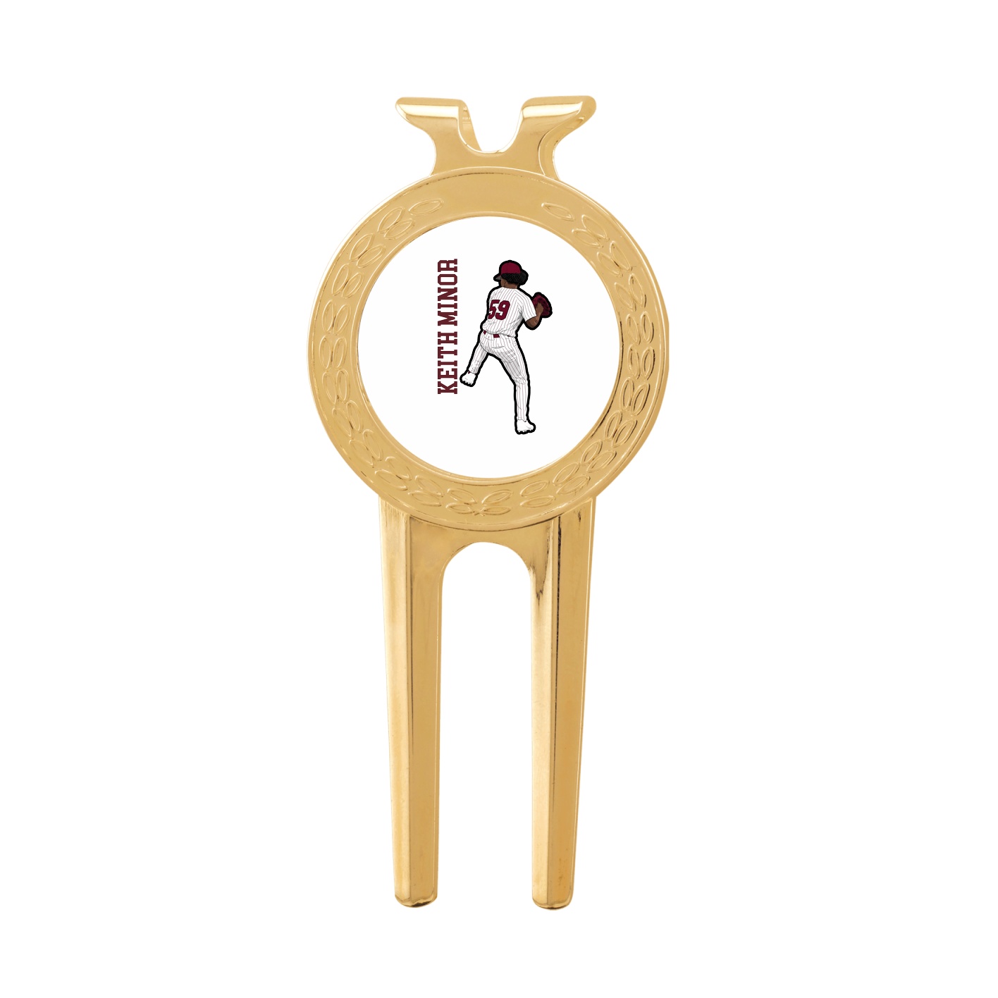 Divot Tool with Ball Marker — Name Vertical in Classic