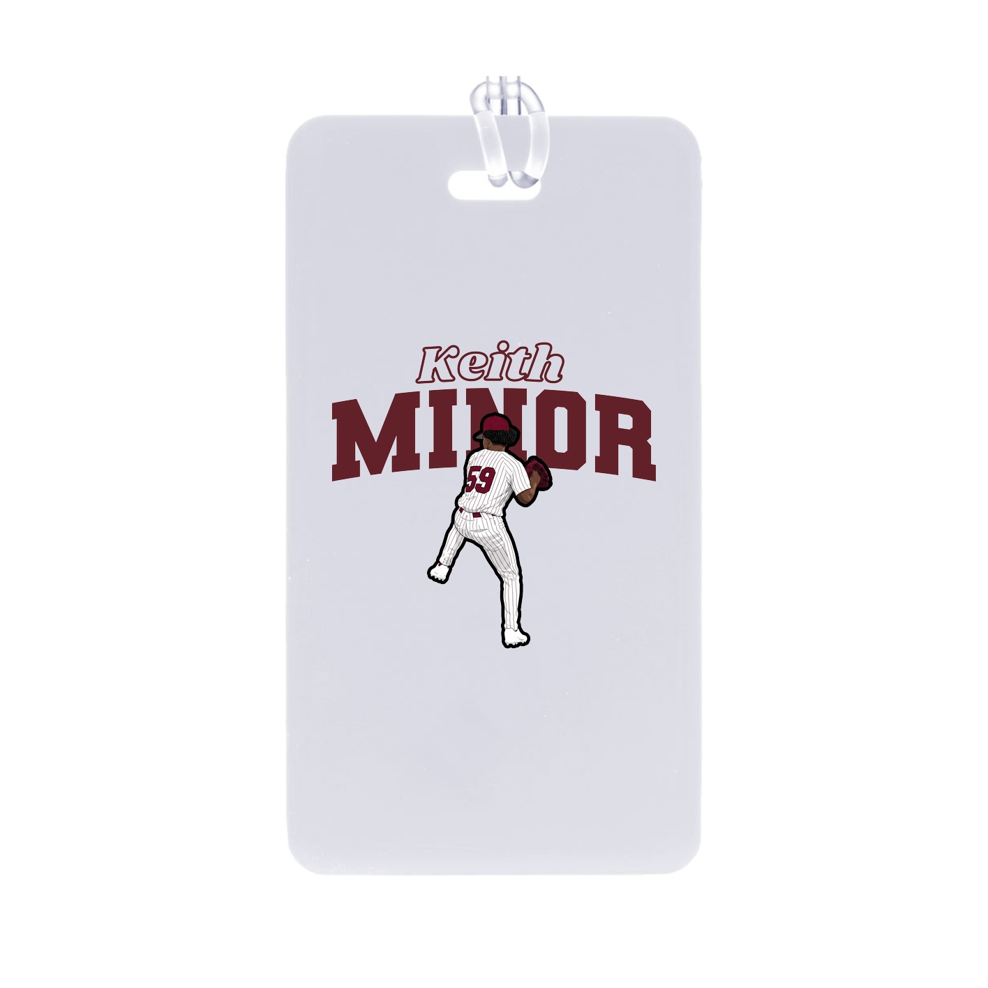 Bag Tag — Name Arch in Classic