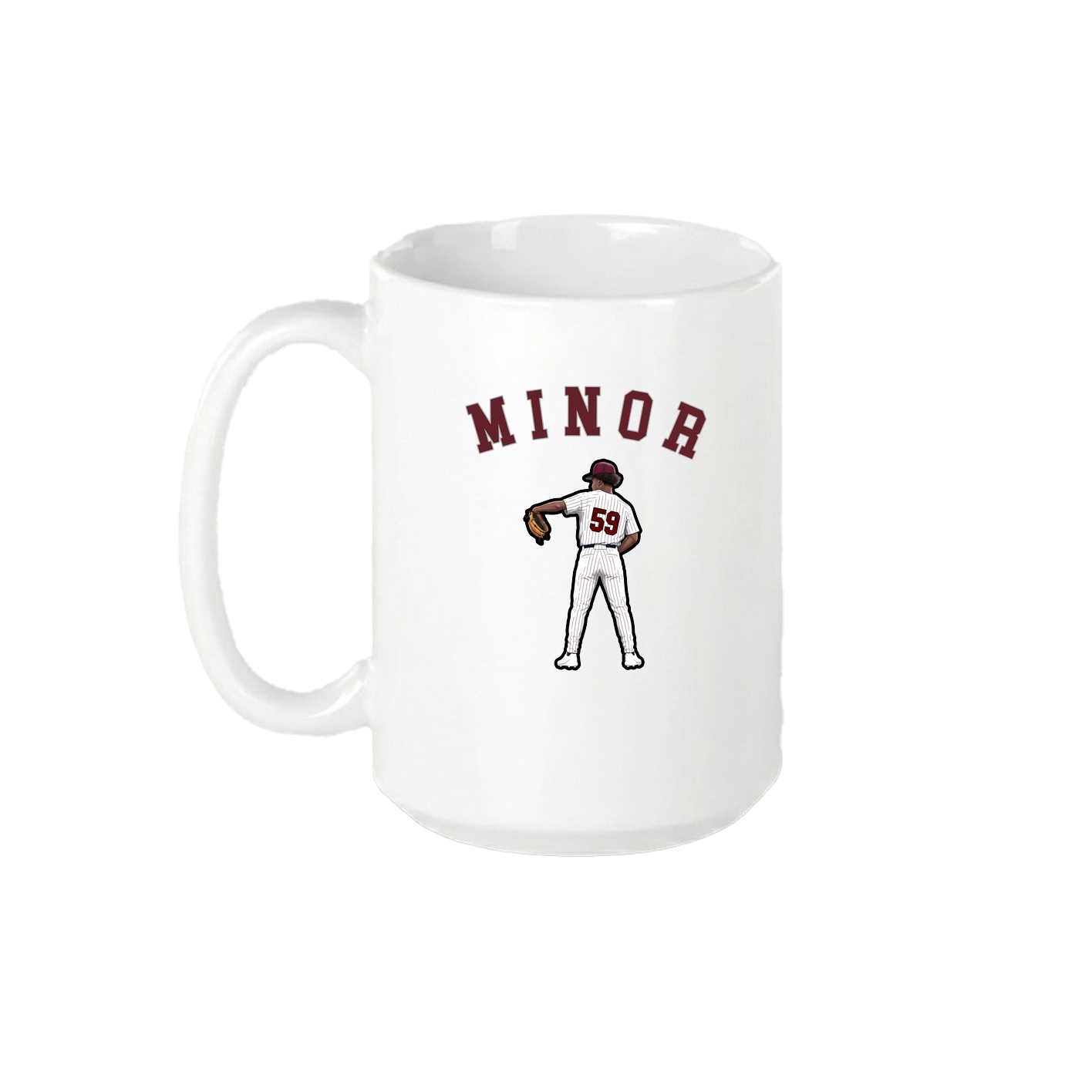 15oz Coffee Mug — Shirsey Arch in White