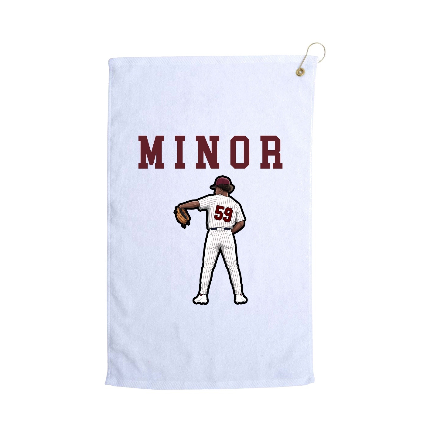 Golf Towel — Shirsey in White