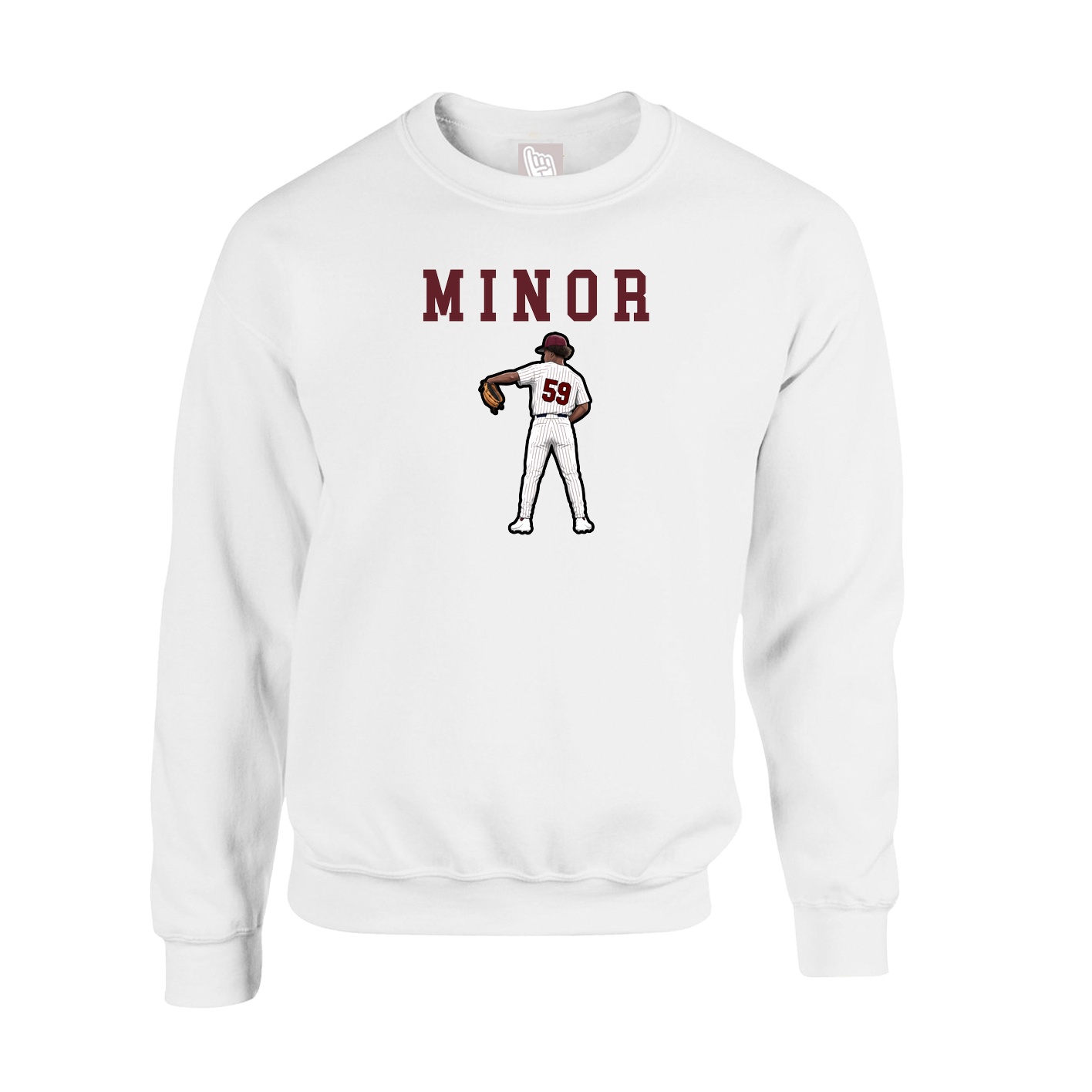 Fleece Crew — Shirsey in White