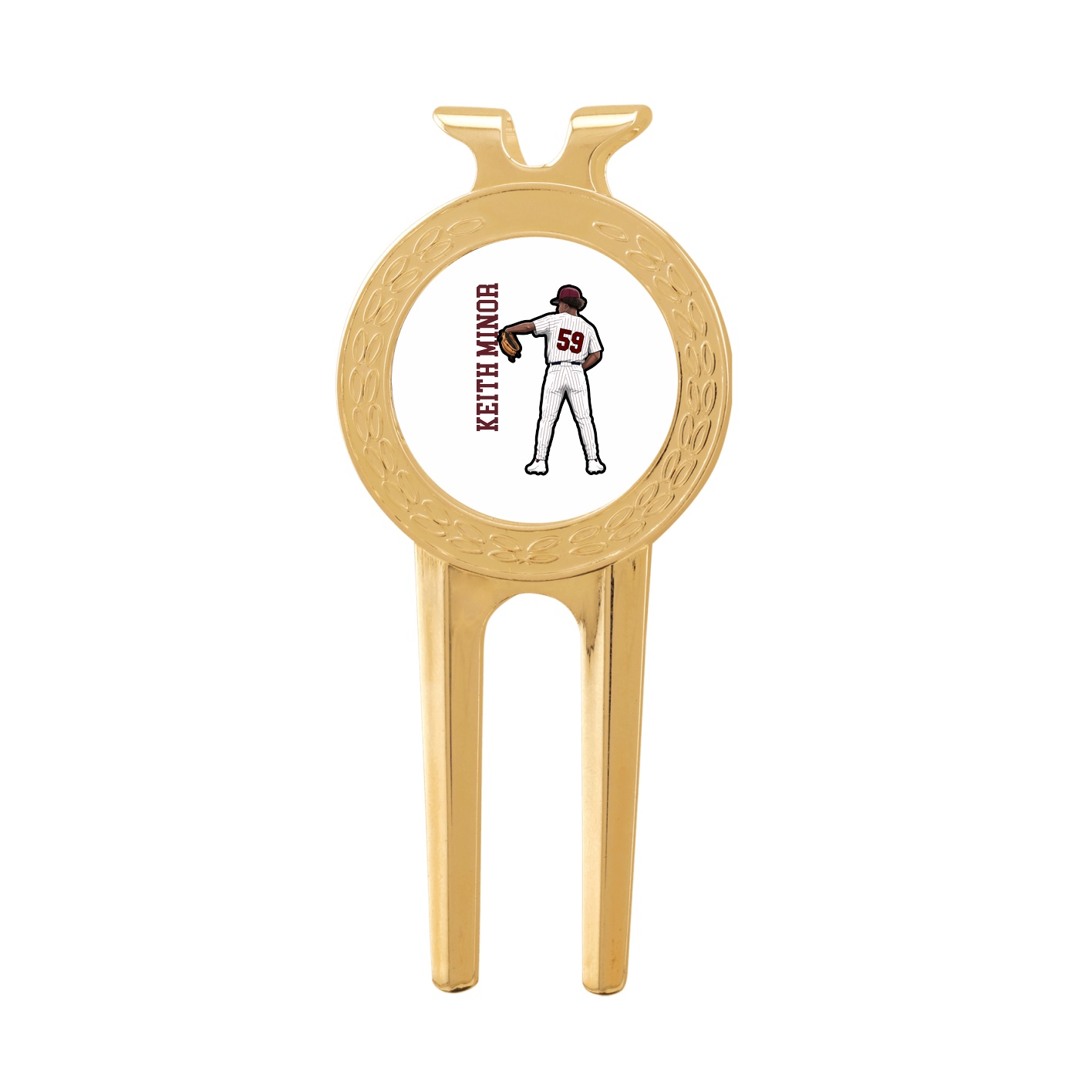 Divot Tool with Ball Marker — Name Vertical in Classic