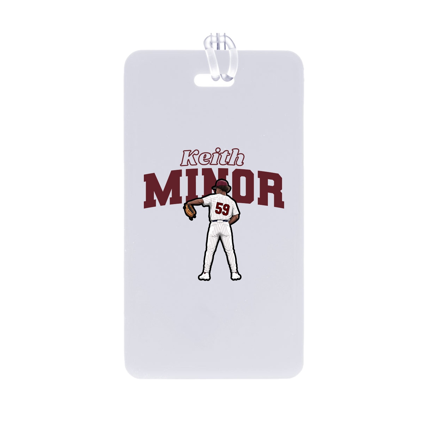 Bag Tag — Name Arch in Classic