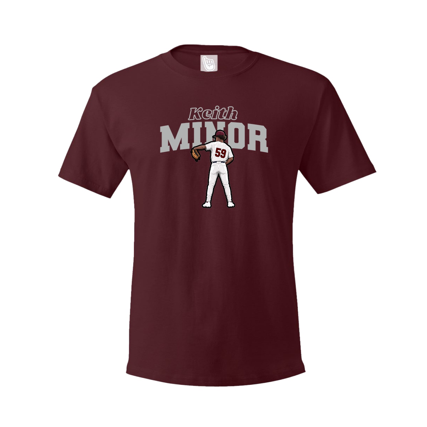 Youth Tee — Name Arch in Maroon