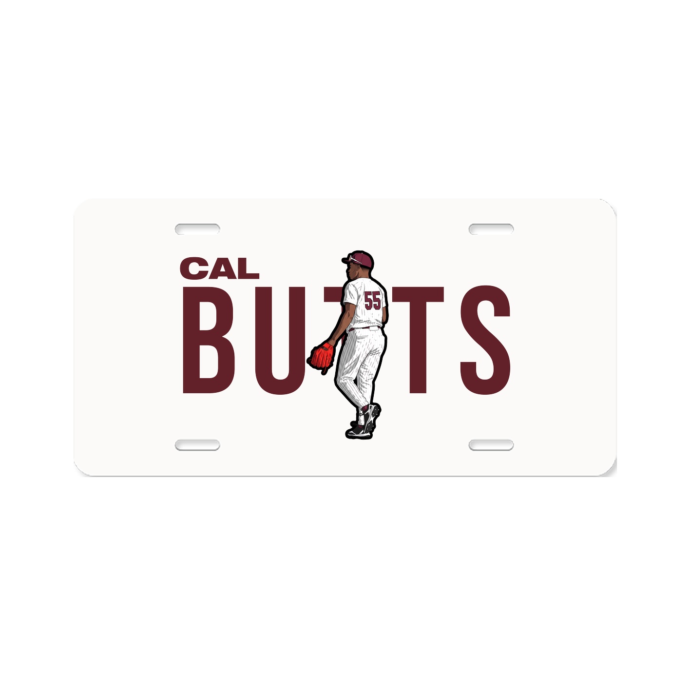 License Plate — Player Name in Classic
