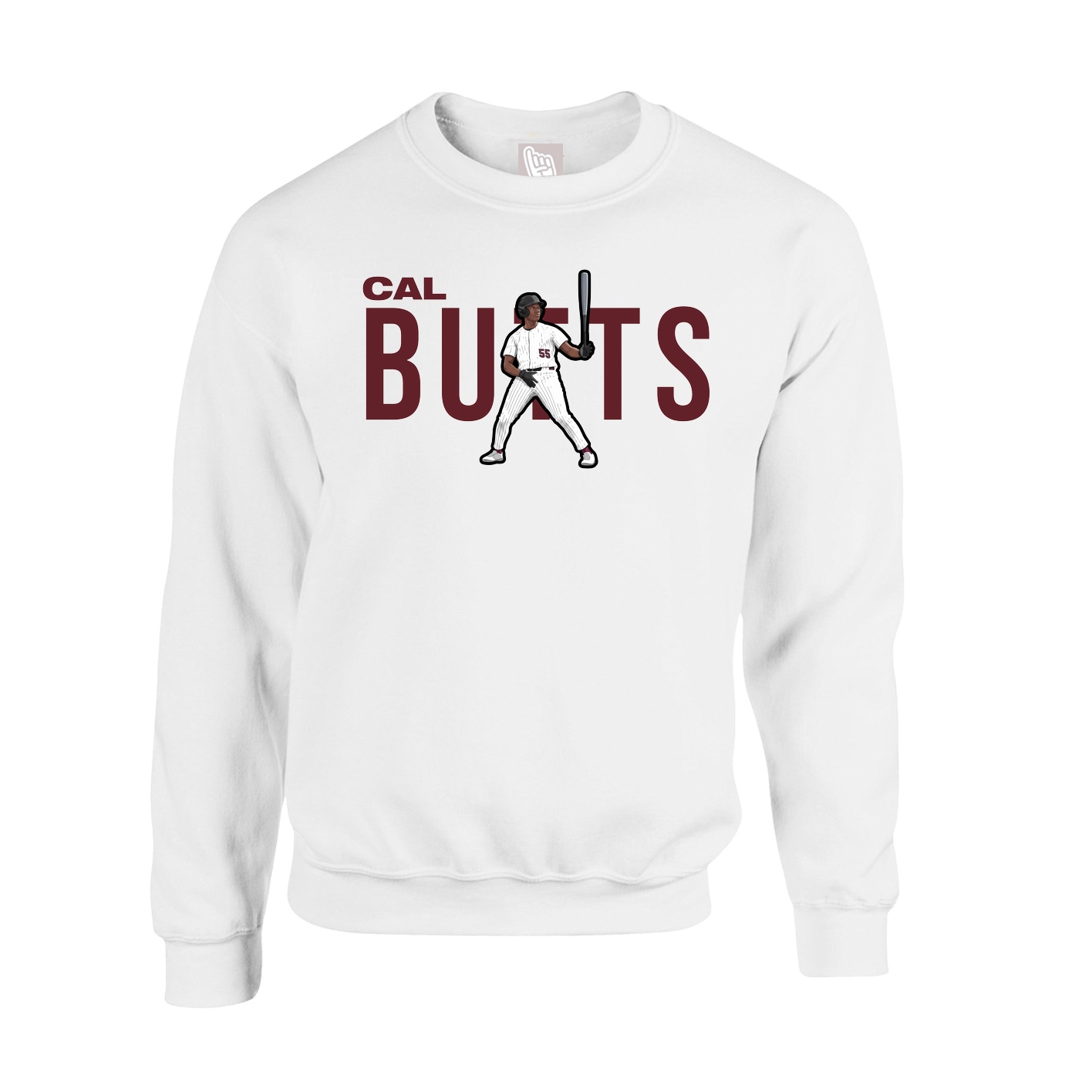 Fleece Crew — Player Name in White