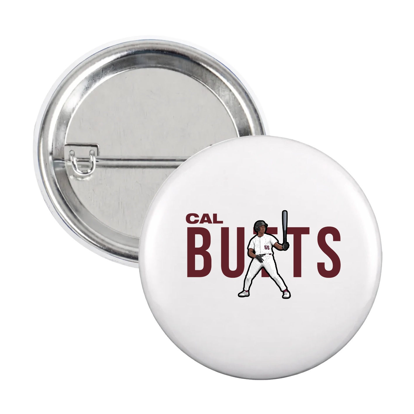 Game Day Button — Player Name in White