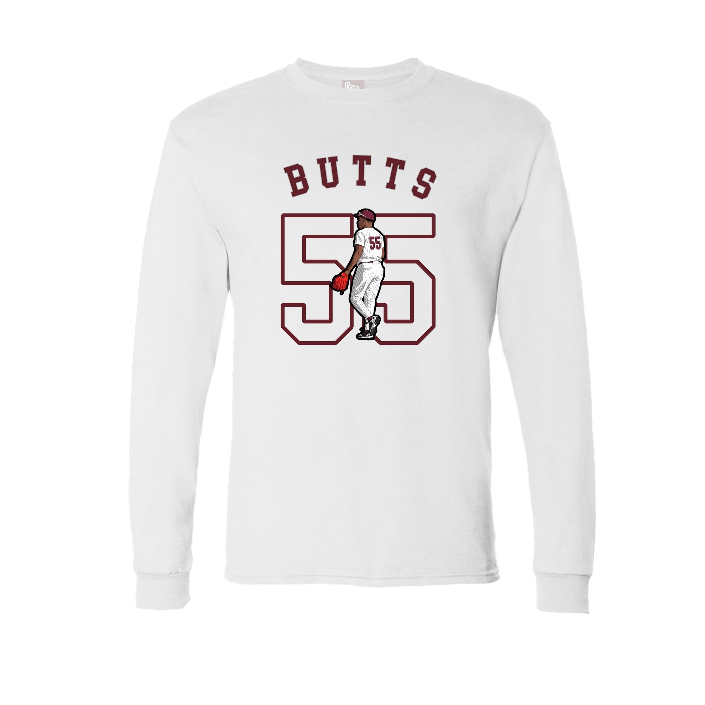 Long Sleeve Tee — Shirsey Arch in White