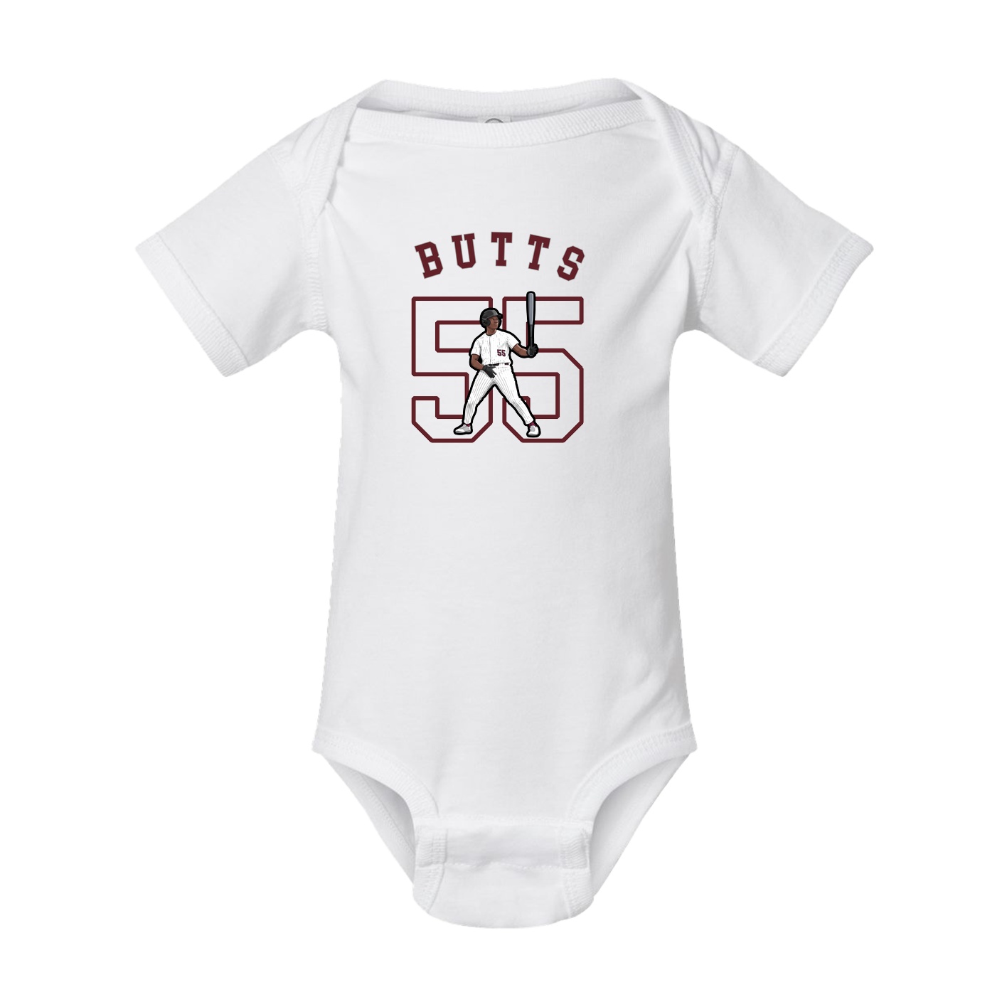 Baby Onesie — Shirsey Arch in White