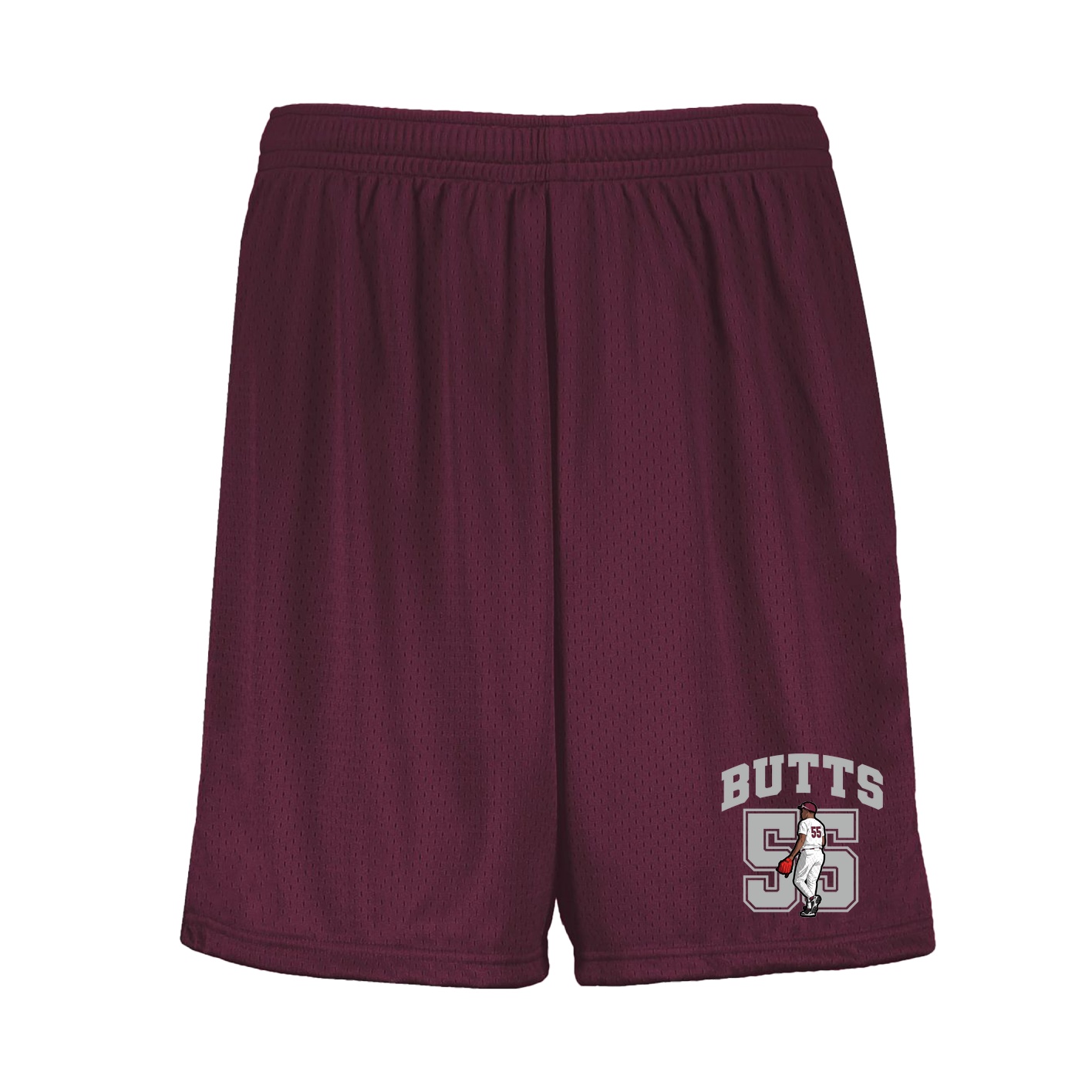 Shorts — Number in Maroon
