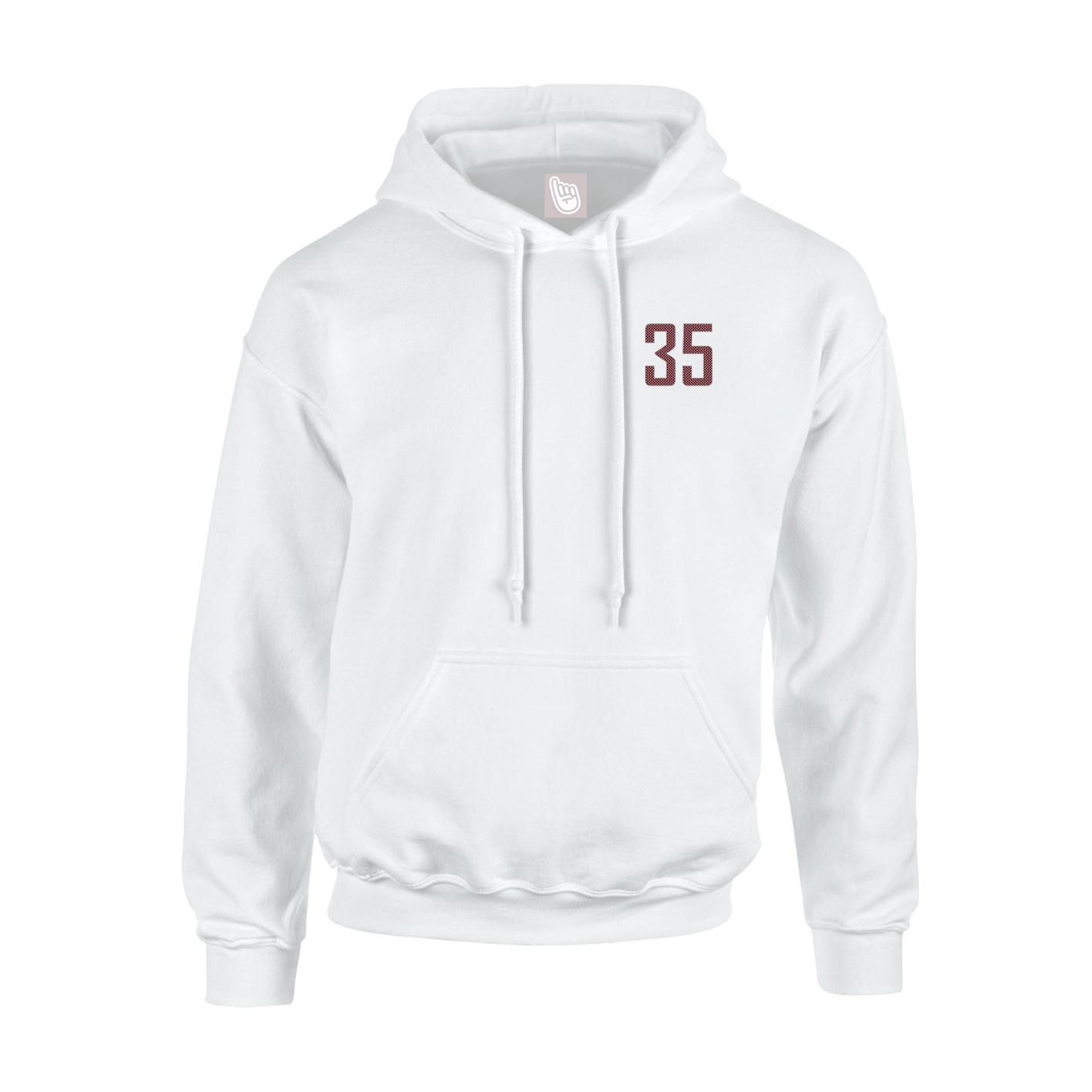 Youth Hoodie — Front Shirsy in White