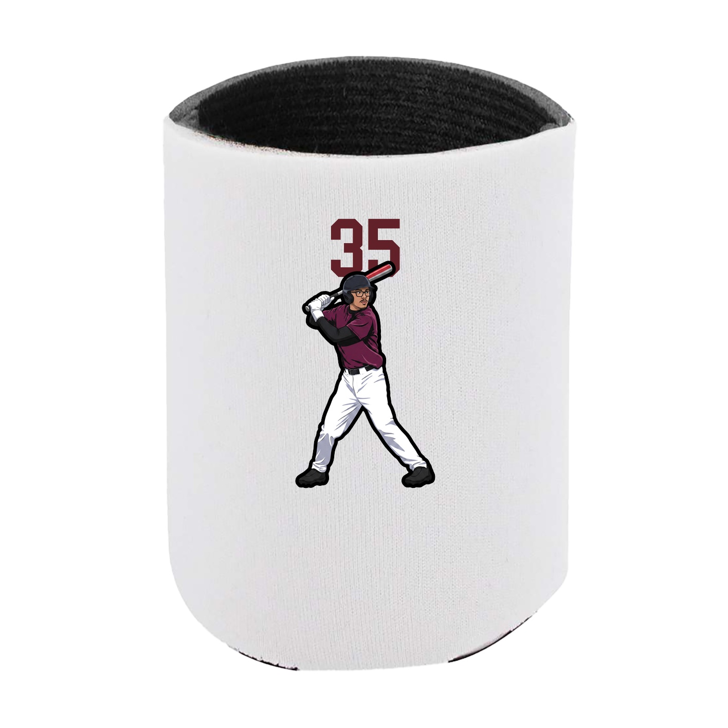 Can Holder — Number Top in White