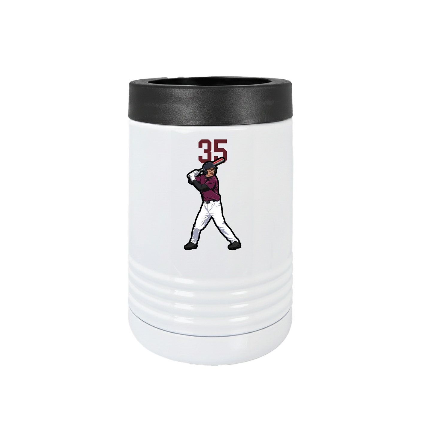 Beverage Holder — Number Top in White