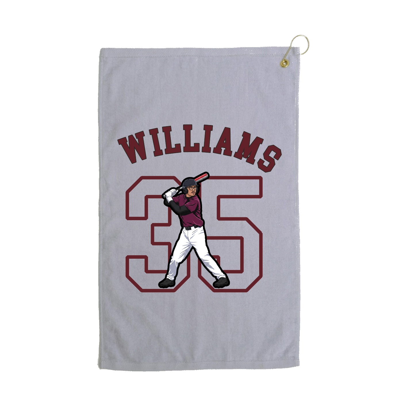 Golf Towel — Shirsey Arch in Grey