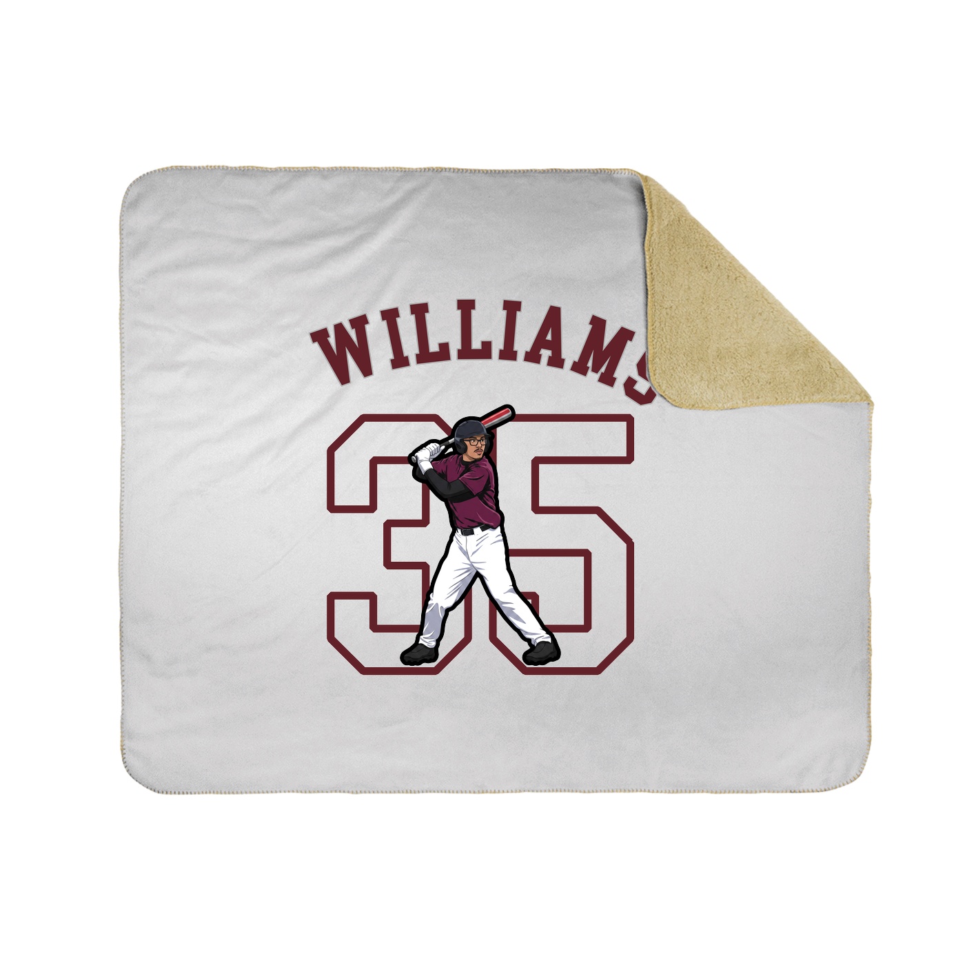 Throw Blanket — Shirsey Arch in White