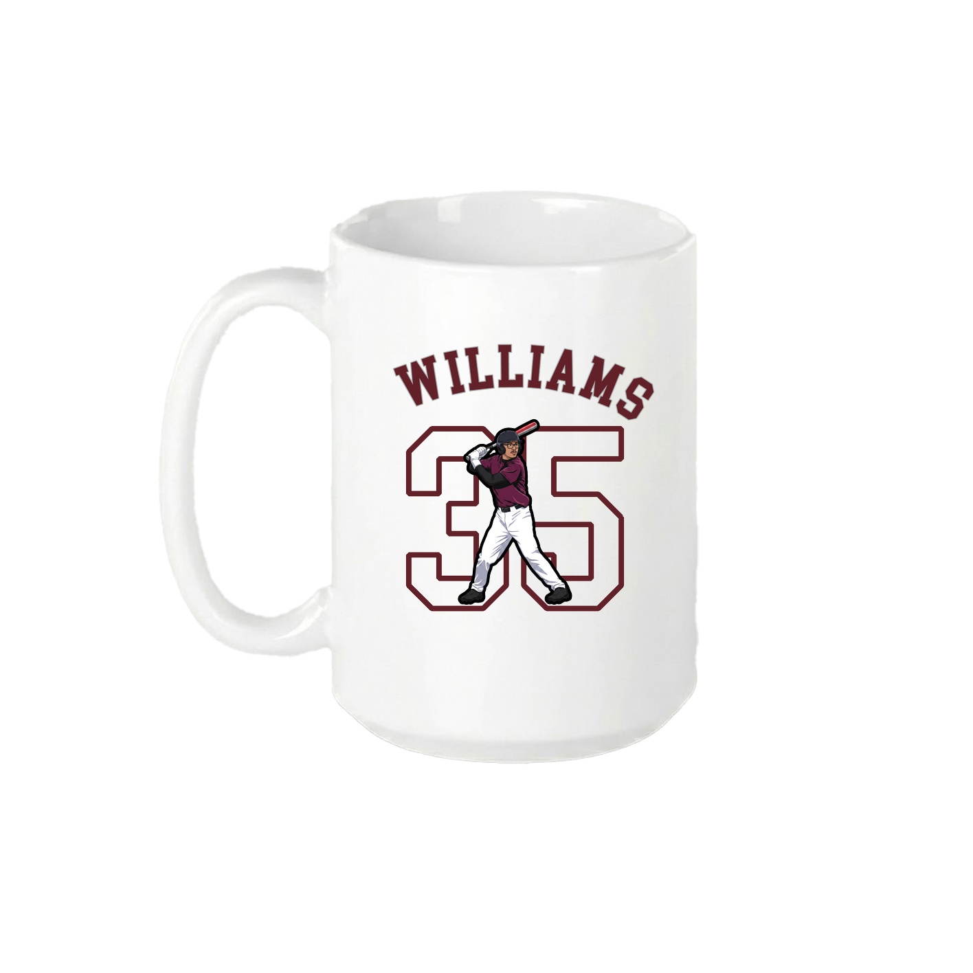 15oz Coffee Mug — Shirsey Arch in White