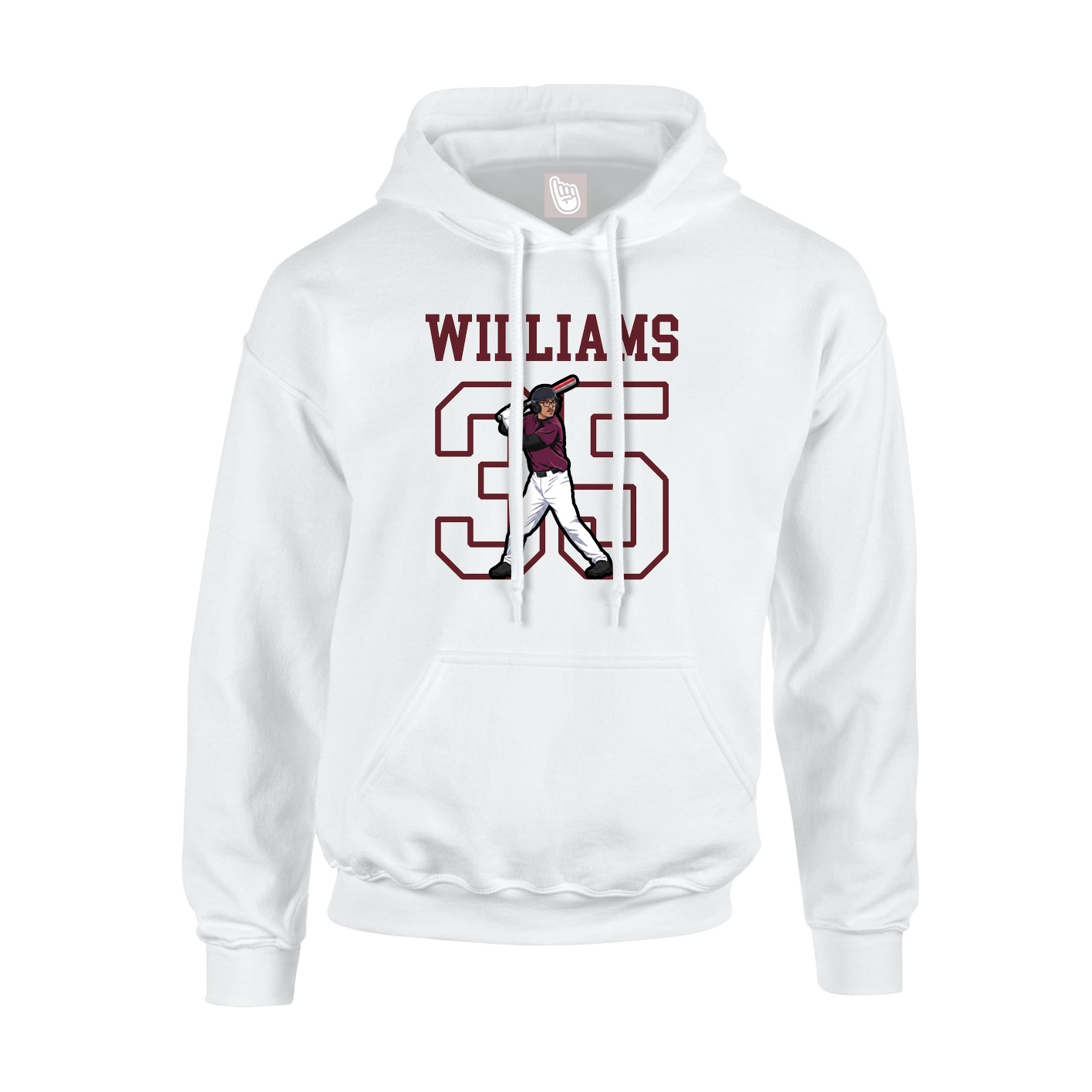 Youth Hoodie — Shirsey in White