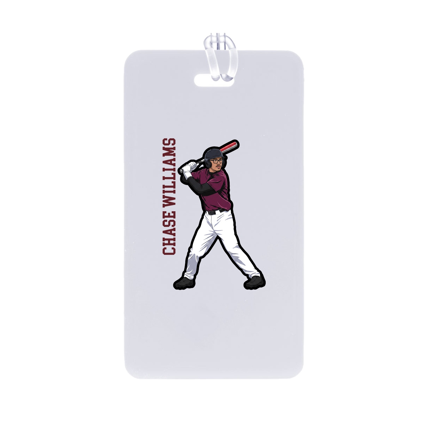 Bag Tag — Name Vertical in Classic